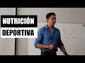 Nutrición Deportiva: Nuevas Perspectivas (Conferencia)