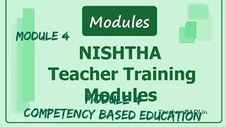 MODULE 4 QUIZ ANSWERS   NISHTHA TRAINING IN DIKSHA PORTAL  IN ENGLISH COMPETENCY BASED EDUCATION