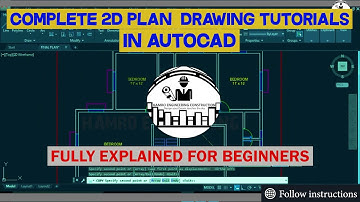 COMPLETE 2D DRAWING HOME PLAN IN AutoCAD IN 1 HOURS FULLY EXPALINED | CIVIL || ARCH || EXT + INT