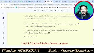 Word Chapter 1: Grader Hands-On Exercise - Job | Exp25_Word_Ch01_HOE_Job