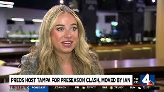 Preds host Tampa for preseason clash moved by Ian