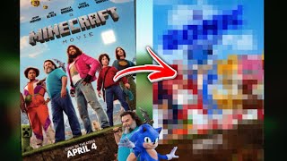 Sonic x Minecraft Movie Poster!