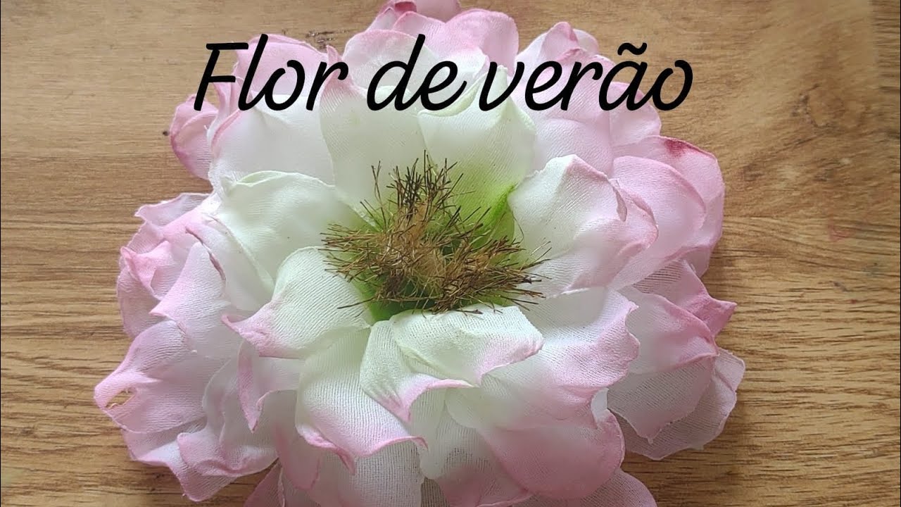 flor de verão Marilene ensina