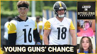 Steelers' Drew Allar/Will Howard Work to Fit Franchise QB Window | Time to Target Darnell Washington