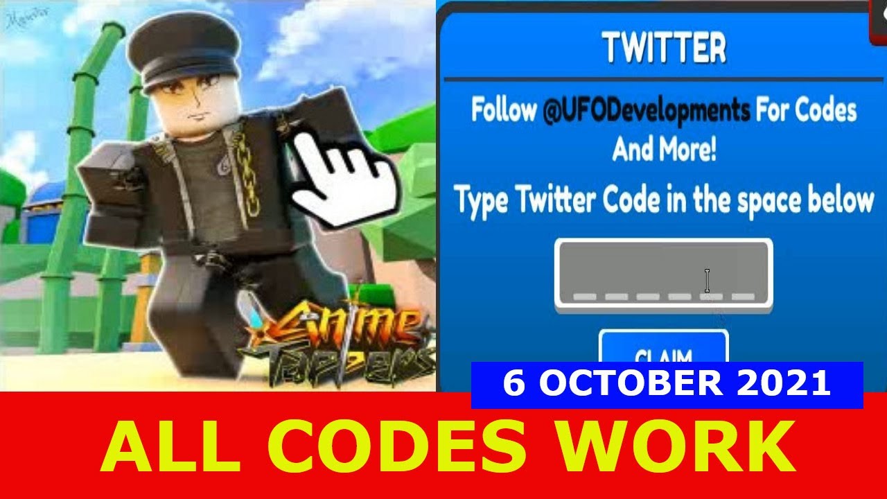 *ALL CODES WORK* [UPDATE] Anime Tappers ROBLOX | OCTOBER 6, 2021