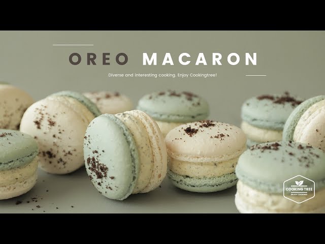 오레오 마카롱 만들기 : Oreo Macarons Recipe : オレオマカロン | Cooking ASMR