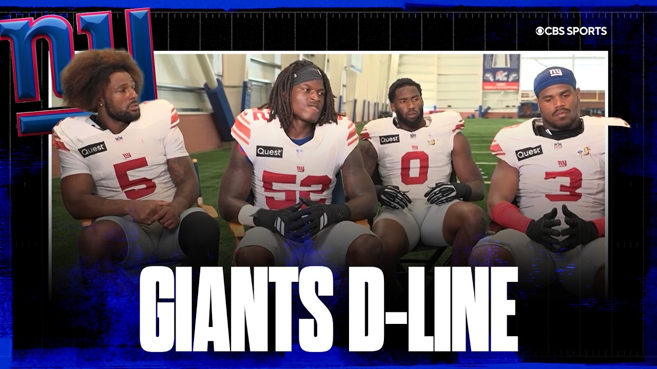 Giants D-Line call Arvell Reese "Weapon X," steal one thing from each other's game, talk Harbaugh 👀