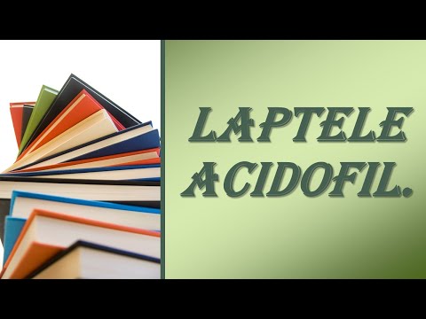 Video: Ce Este Laptele Acidofil