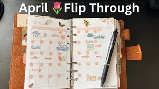 April Plan With Me 🌸 | Personal Rings Moterm Planner Setup + Flip Through