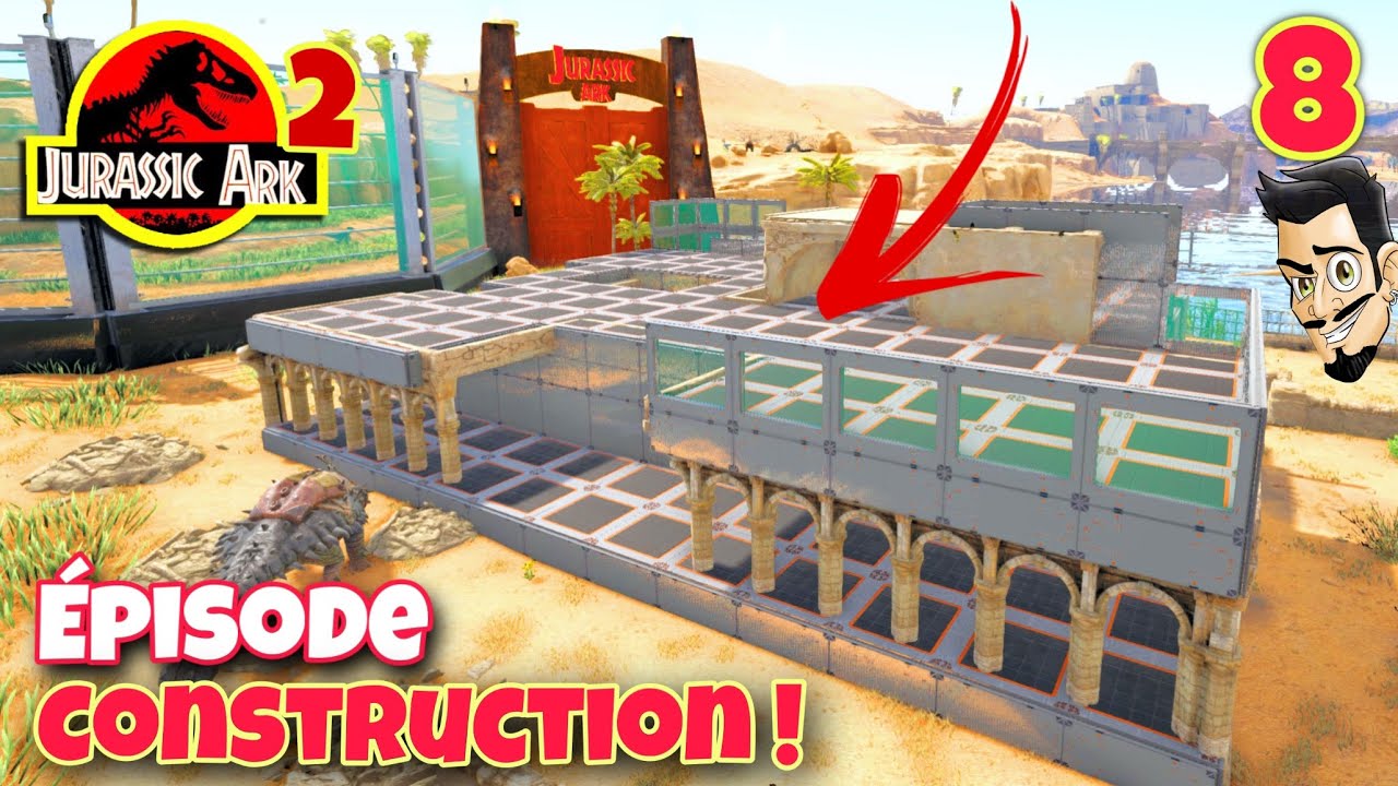 JURASSIC ARK 2: CONSTRUCTION DE LA BASE/LABO ! EP 8 - Ark Survival ...