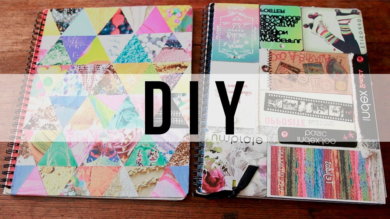 RECICLA TUS CUADERNOS ♥ DIY - YouTube