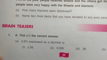 Math class 6 chapter 5 brain teasers dav public school ।। DAV Class 6 math chapter 5 brain teasers