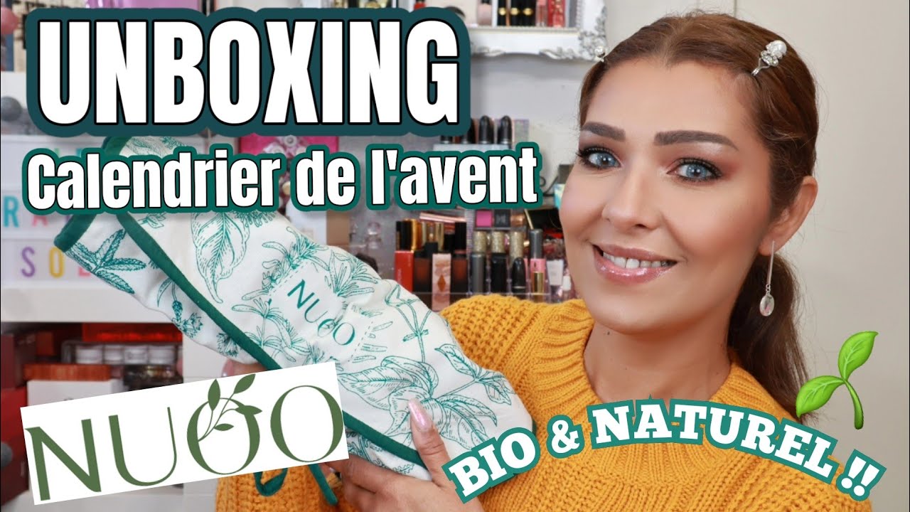 UNBOXING Calendrier de l'avent NUOO🌱 (Bio,Naturel et Vegan)🌱🤩