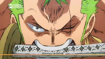 Loading screen MLBB X ZORO ONE PIECE