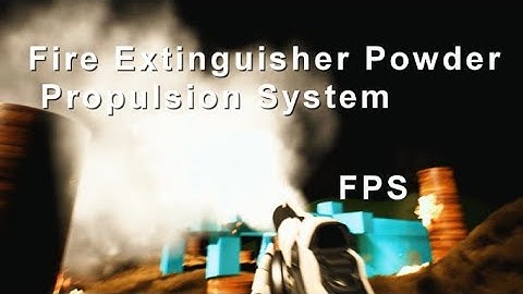 FPS Fire Extinguisher Powder Propulsion System Unreal Engine 425