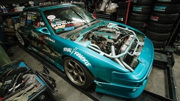 1JZ Swapped S13 Gets Custom Intercooler Piping!