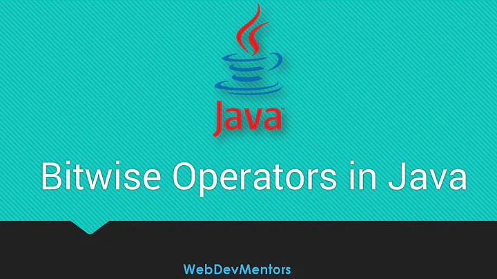 21. Bitwise Operators in Java