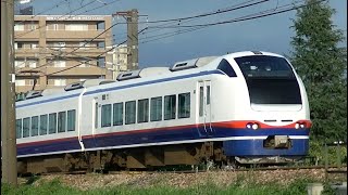 特急しらゆき8号上越妙高行きE653系H204編成　信越本線上り58M