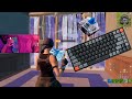 Vissles V8 ASMR Chill GK61🤩 Fortnite Gameplay🏆 Satisfying Keyboard Fortnite