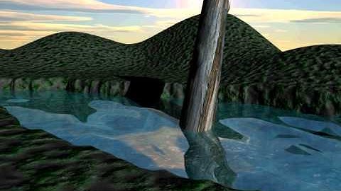 Water Test 1 Lightwave 3D