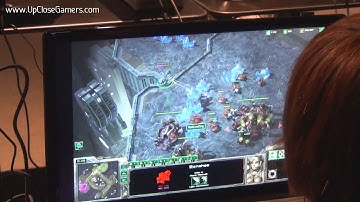 MarineKing and MC during ESWC 2011