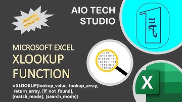 A complete guide to Microsoft Excel Xlookup Function with Bonus Tip - AIO Tech Studio