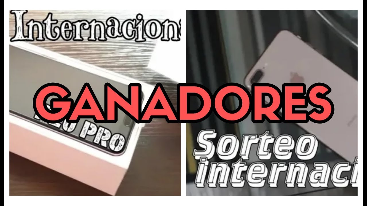 Ganadores - IPhone 8+ & P20 Pro | Sorteo's internacional