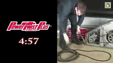 Comparison Normal Rubber Vbelts vs. Fenner Drives PowerTwist Link V-Belts Sarovee Corporation Inc