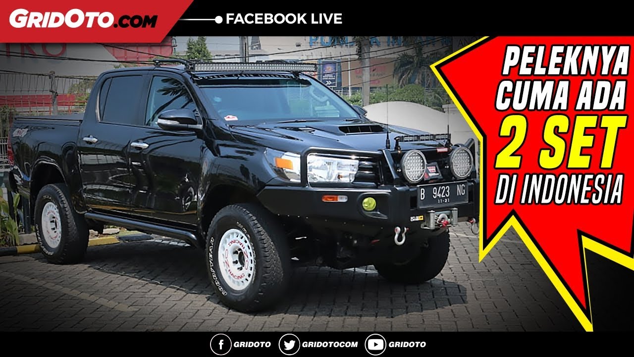 Modifikasi Toyota Hilux Jangkung Ala Pengusaha Alat Berat Dari