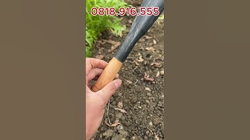 Bộ 2 chiếc xẻng làm vườn thép không gỉ cứng cáp