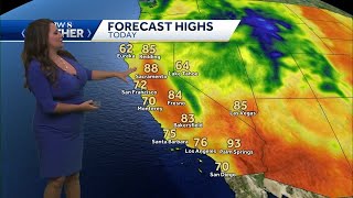 Warmer today, hotter tomorrow into the week ahead