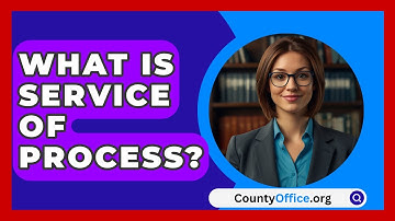 What Is Service Of Process? - CountyOffice.org
