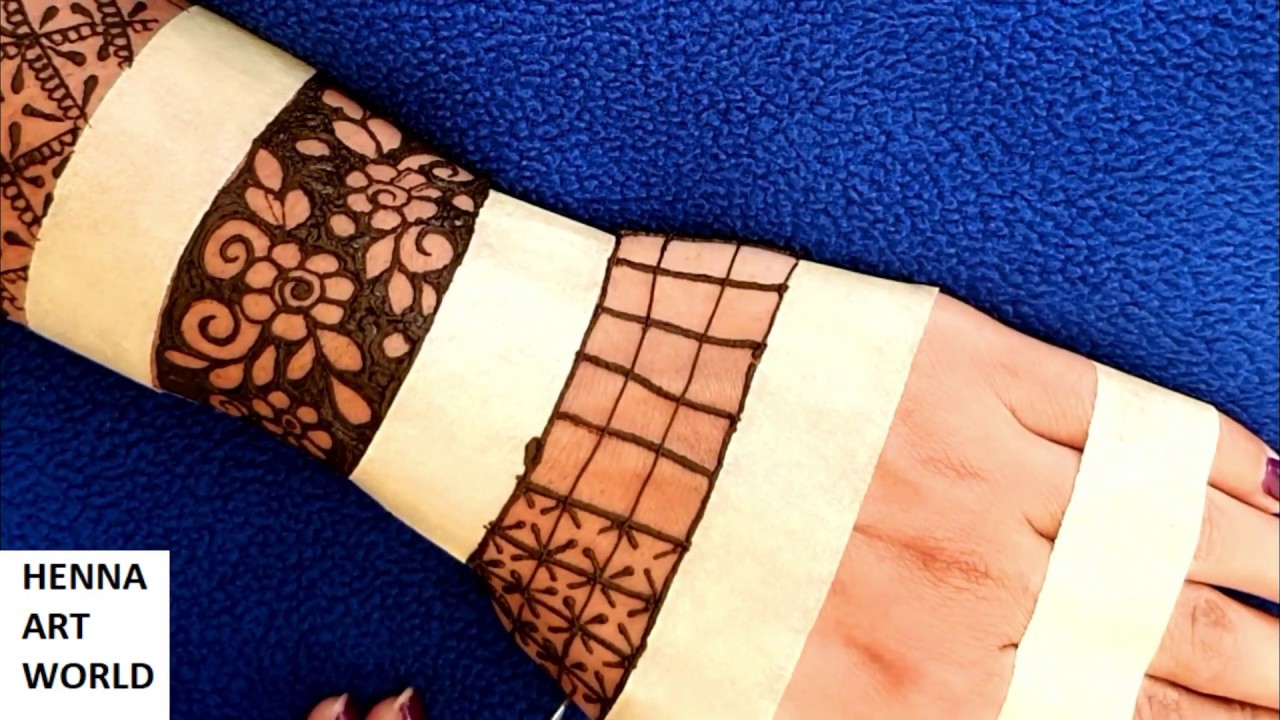mehndi designs with cello tape mehndi trick with cello tape cello