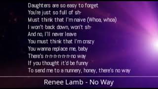Renee Lamb - No Way (Lyrics)