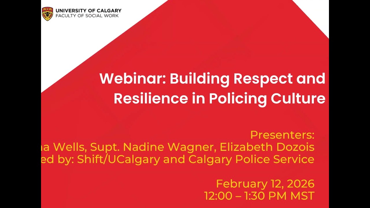Webinar: Building Respect and Resilience in Policing Culture