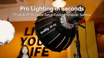 ✨Pro Lighting in Seconds | #INTRODUCING FP-60 & FP-90 Quick-Setup Folding Parabolic Softbox