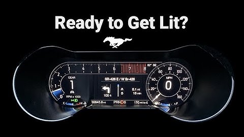 2015-2023 Ford Mustang - Digital Speedometer Cluster Upgrade Installation Guide - Infotainment.com