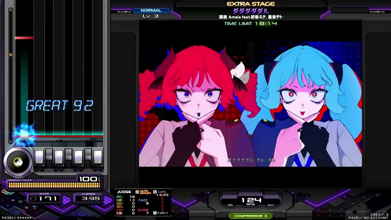 beatmania IIDX 34 ZINRAI - ダダダダダル (SP NORMAL) - YouTube beatmania IIDX 34 ZINRAI - ダダダダダル (SP NORMAL) - YouTube
