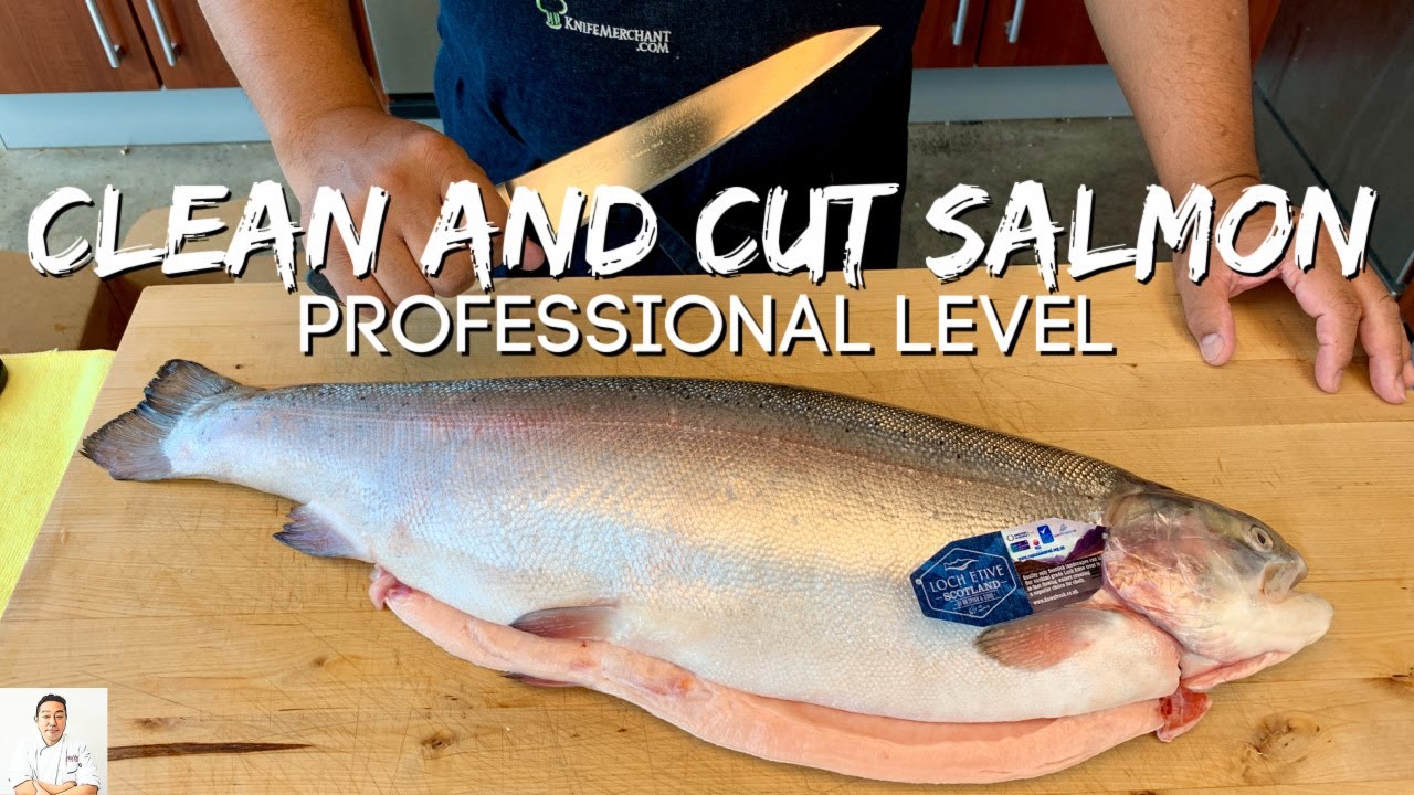 How To: Professionally Clean, Cut and Store Salmon (Steelhead Trout) For Home Use | Hiroyuki Terada - Diaries of a Master Sushi Chef