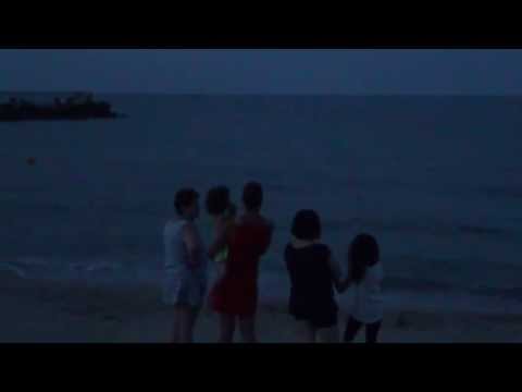 Super Luna la Marea Neagra  - Costinesti ( supermoon at Black Sea shore ) iunie 2013