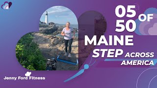 5 of 50 | Maine | Step Across America | Jenny Ford | Beginner Step Aerobics