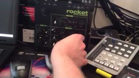 Waldorf Rocket, MFB522, Maschine MK1, MBase 01 and Eventide