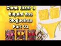 Como fazer biquíni estilo blogueira (com molde simples)