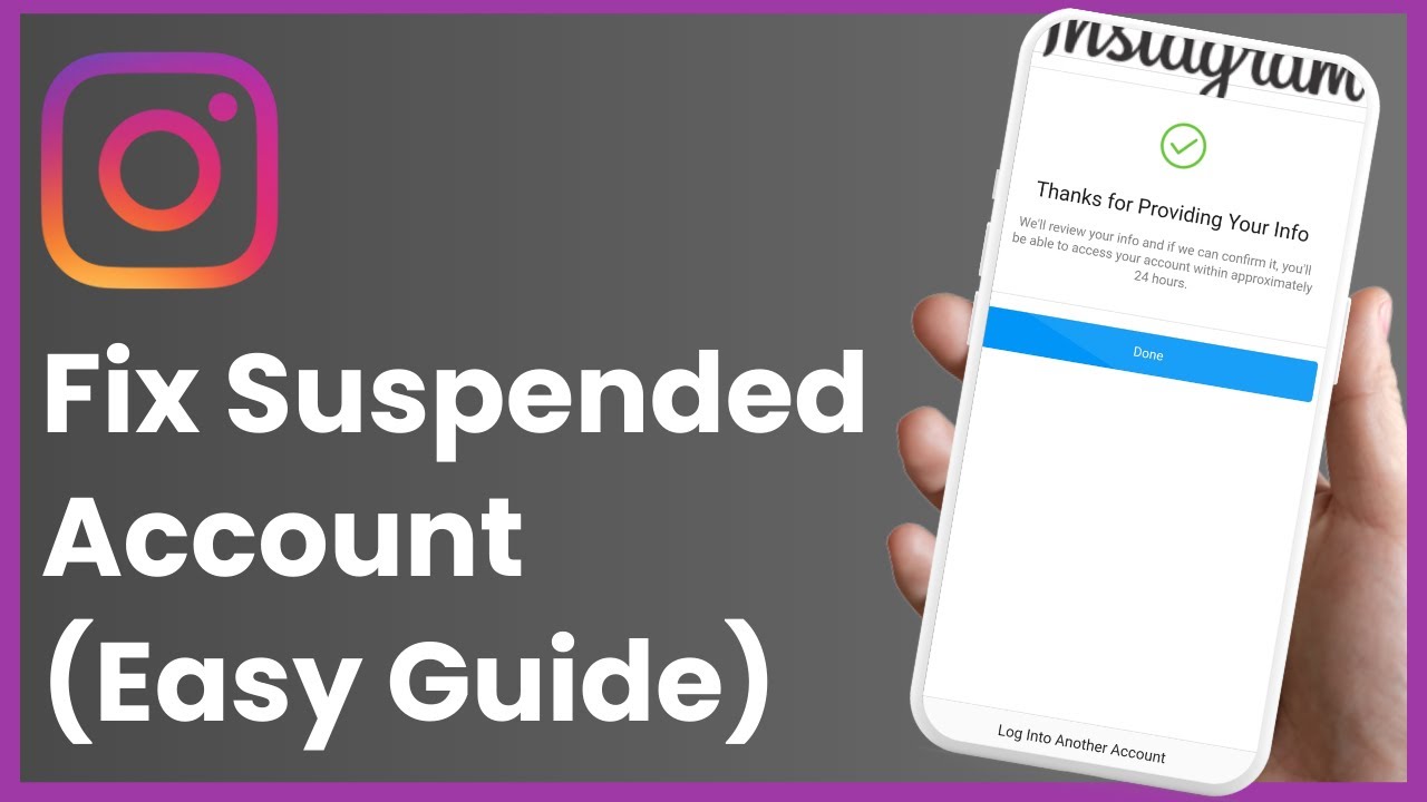 How to Fix Suspended Instagram Account ! - YouTube