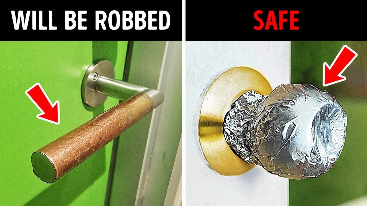 Why Wrap Your Door Knob In Foil Other Home Security Tips YouTube the-secret-trick-why-everyone-puts-tin-foil-around-the-christmas-tree