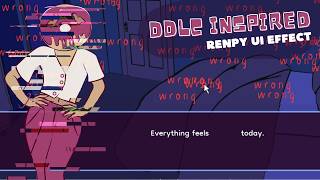 Word Hunt Minigame in Ren'Py (DDLC-Inspired UI Effect)