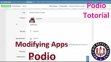 Podio Tutorial Modifying Apps  with Podio for Real Estate Business REI CRM DEVELOPER