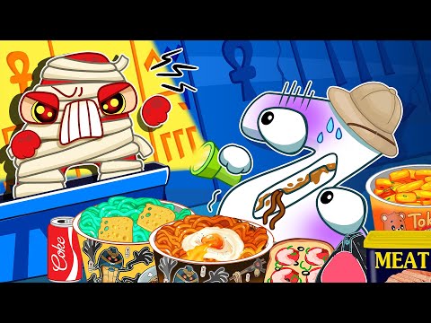 Convenience Store Mukbang Spicy Noodles, Alphabet Lore X Mukbang, Cartoon  Animation