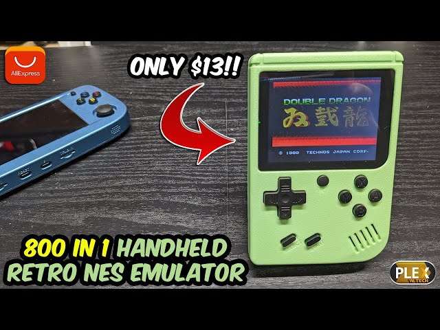 800 in 1) Retro Handheld Gameboy Style NES Emulator Review