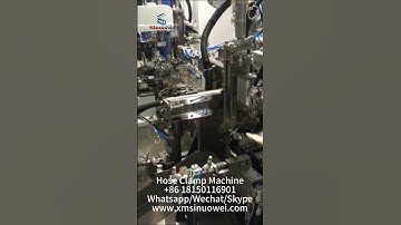 Hose Clamp Assembled By Automatic Machines #machine #automatic #hoseclamp #factory